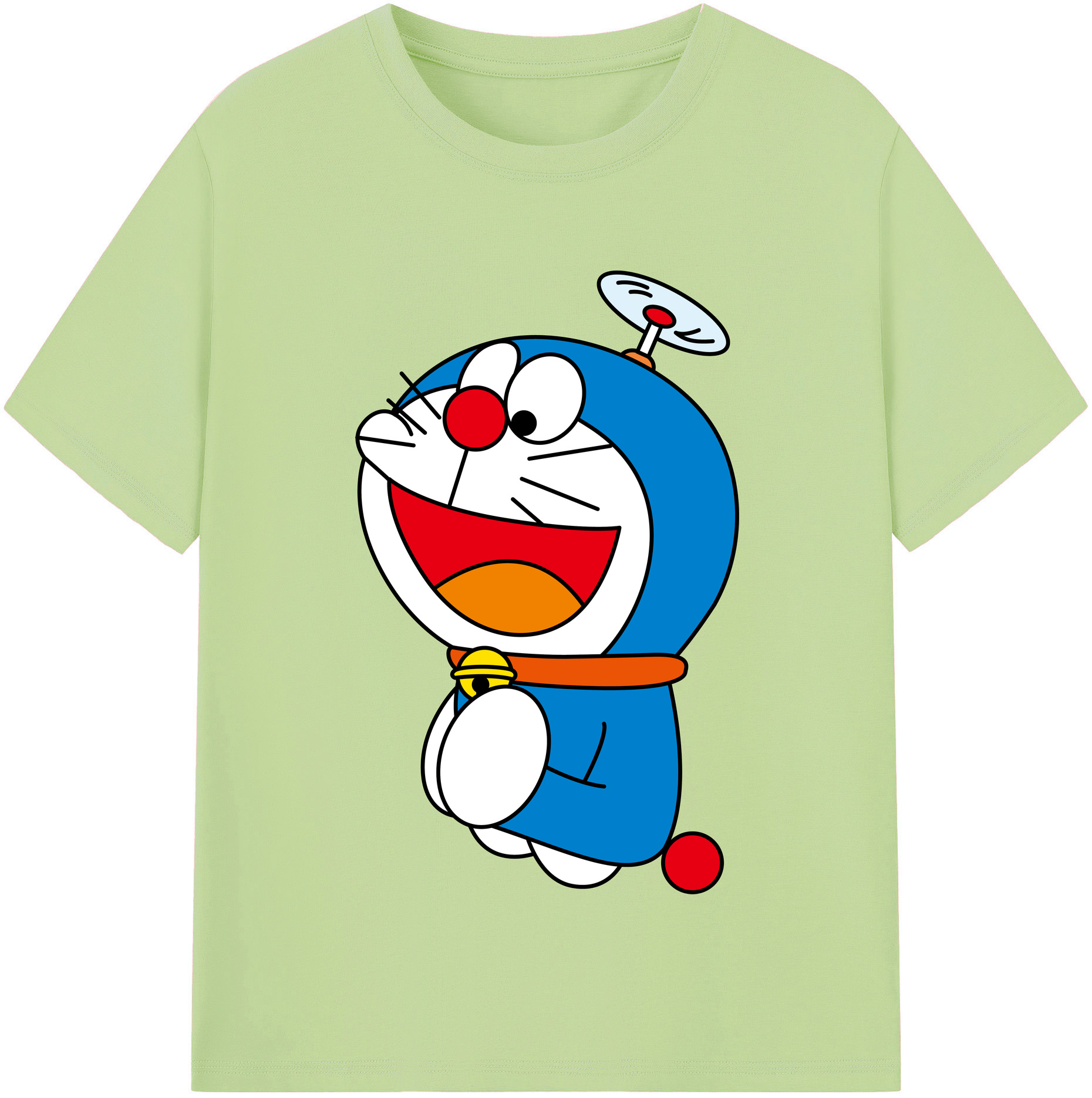 （画像用） ドラえもん Doraemon 綿100％半袖Tシャツ（フロントプリント）